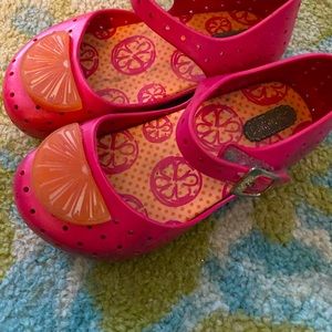 Orange slice Mary Janes by Mini Melissa